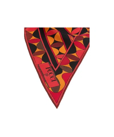 Pucci Manuba Printed Triangle Scarf
