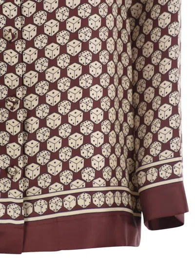 Max Mara 's  Printed Fluid Shirt In Multi