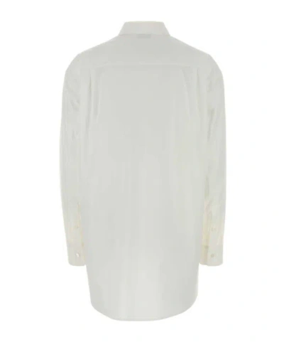 Jil Sander Poplin Button-front Shirt In White
