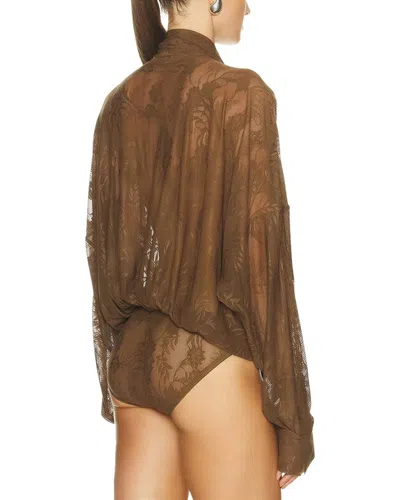 Adele Berto Bodysuit In Brown
