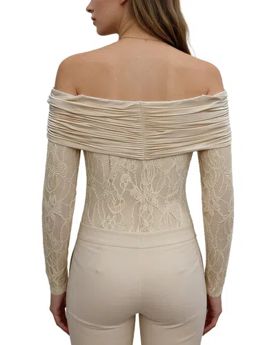 Adele Berto Blouse In Neutral