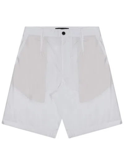 Department Five White Regular Solid Shorts In White