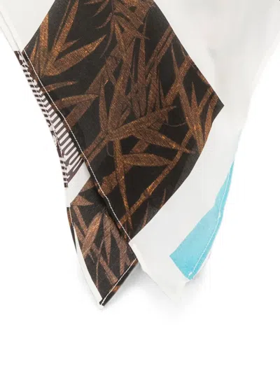 Erika Cavallini Patchwork-print Scarf In Multi