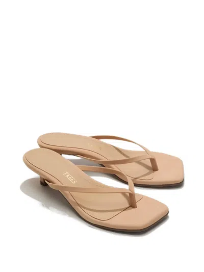 Tkees Julia Sandalen Mit Eckiger Kappe In Brown