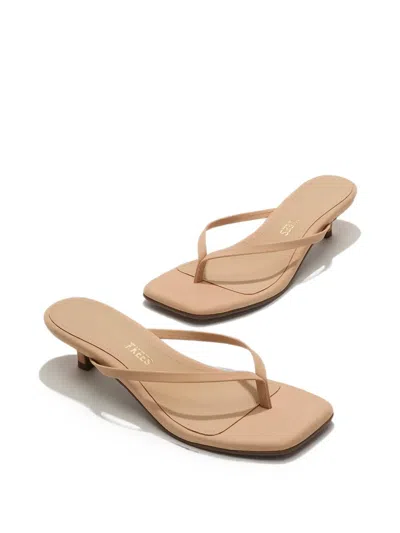 Tkees Julia Sandalen Mit Eckiger Kappe In Brown
