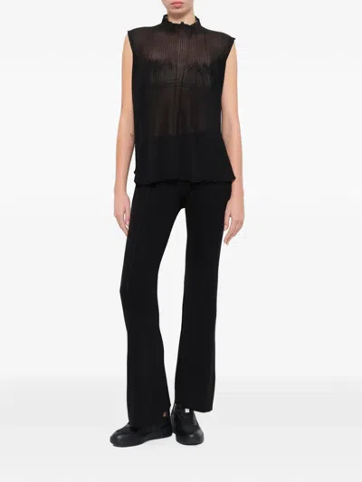 Cfcl Hypha Lucent Glitter-effect Top In Black