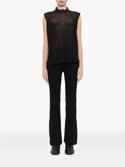Cfcl Hypha Lucent Glitter-effect Top In Black