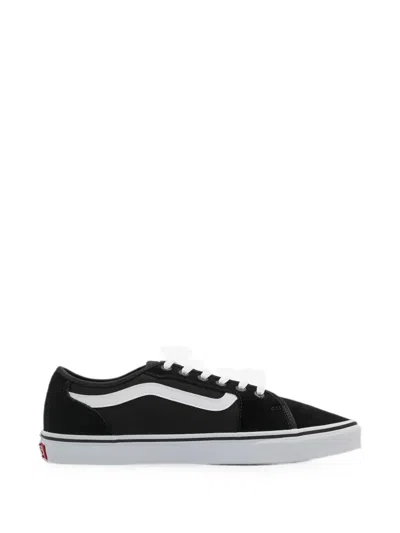 Vans Filmore Decon Va3wkz5lm Sneakers Black White Lace Up Skateboard Shoes In Black