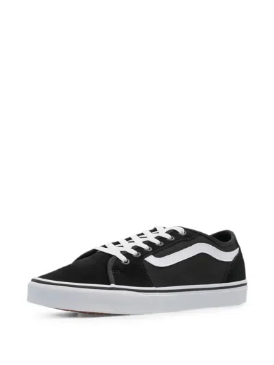 Vans Filmore Decon Va3wkz5lm Sneakers Black White Lace Up Skateboard Shoes In Black