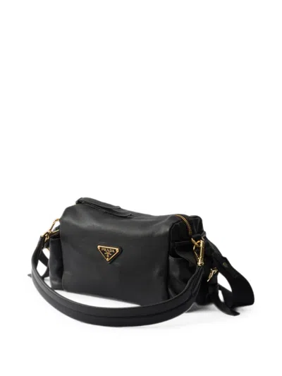 Prada Explore Small Nappa Leather Bag In Black