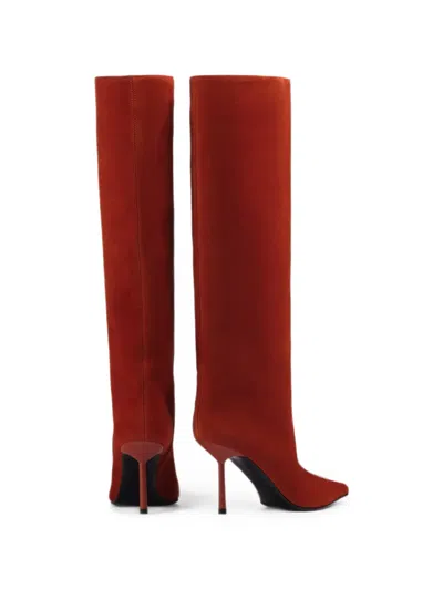 Le Silla Bella Suede Boots In Multi