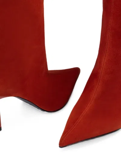 Le Silla Bella Suede Boots In Multi
