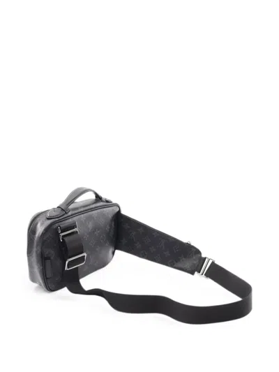 Louis Vuitton 2019 Eclipse Monogram Messenger Bag In Black