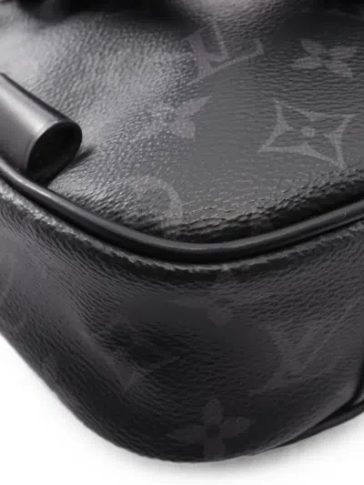 Louis Vuitton 2019 Eclipse Monogram Messenger Bag In Black