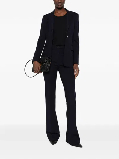 Pinko Single-breasted Jacket In Blue