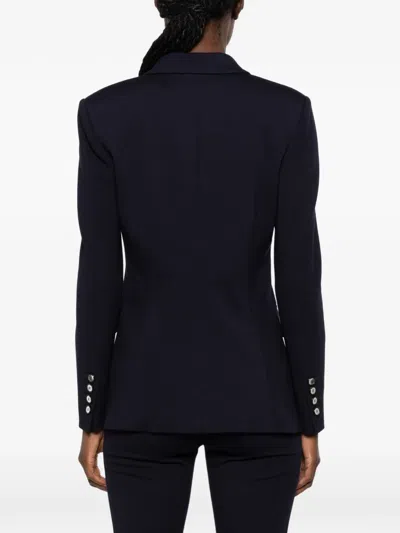 Pinko Single-breasted Jacket In Blue