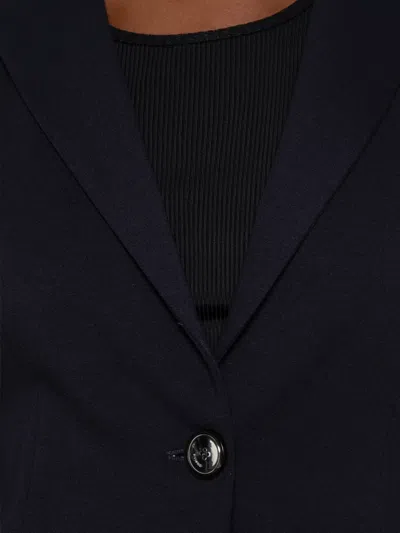 Pinko Single-breasted Jacket In Blue