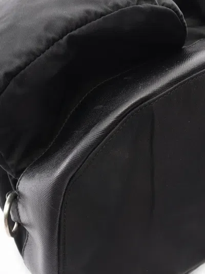 Pre-owned Prada 2000s Triangle-logo Backpack In Black