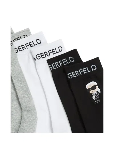 Karl Lagerfeld Ikon Socks – 3 Pack In Multi