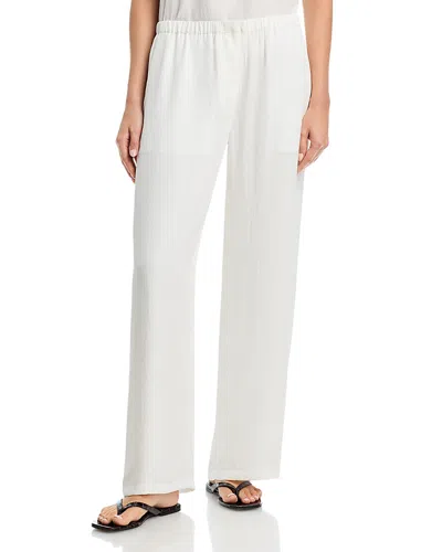 Theory Flowy Pull On Pants In White