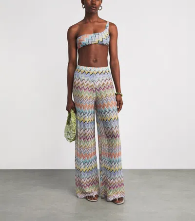 Missoni One-shoulder Zigzag Bikini Set