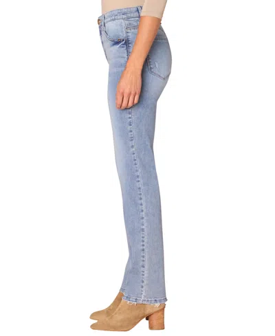 Democracy Petite Absolution High-rise Bootcut Jeans In Blue