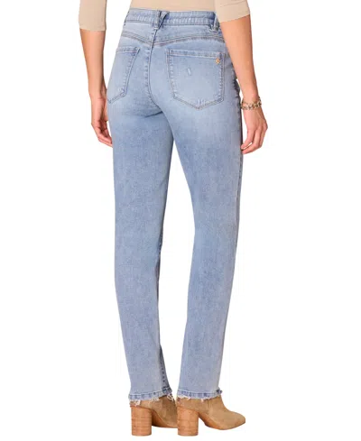 Democracy Petite Absolution High-rise Bootcut Jeans In Blue