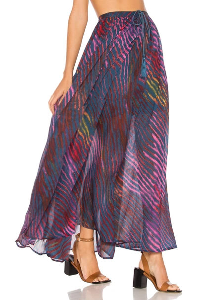 Free People True To You Maxi Skirt In Blue