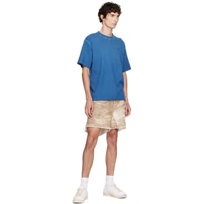 Camperlab Blue Logo Boxy T-shirt In Blue