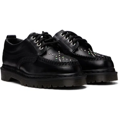 Dr. Martens Black Lowell Stud Derbys In Black