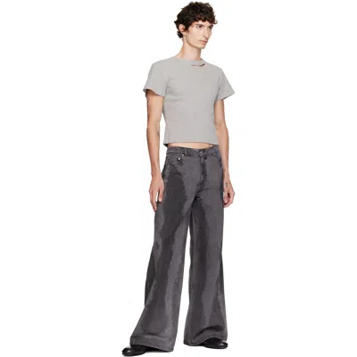 Camperlab Gray Cut-out T-shirt In Gray
