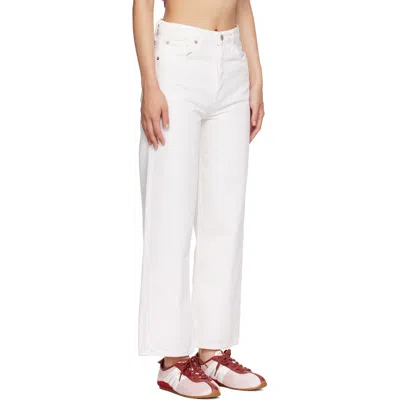 Agolde White Ren Jeans