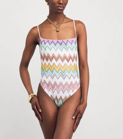 Missoni Chevron-pattern Swimsuit