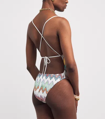 Missoni Chevron-pattern Swimsuit