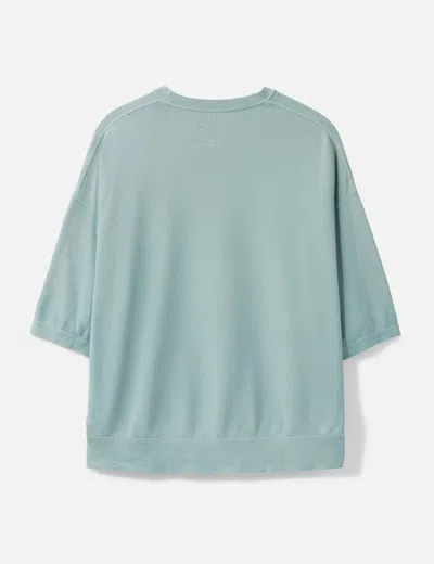 Visvim Amplus Sweat S/s Crash Lt. In Blue/蓝色/藍色/블루/ブルー