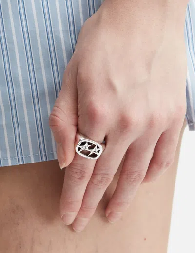 Twojeys Framed Ring In Silver/银色/銀色/실버/シルバー