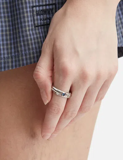 Twojeys Blue Stone Ring In Silver/银色/銀色/실버/シルバー