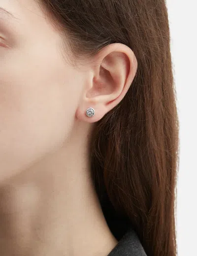 Twojeys Stone Stud Starline Earring In Silver/银色/銀色/실버/シルバー
