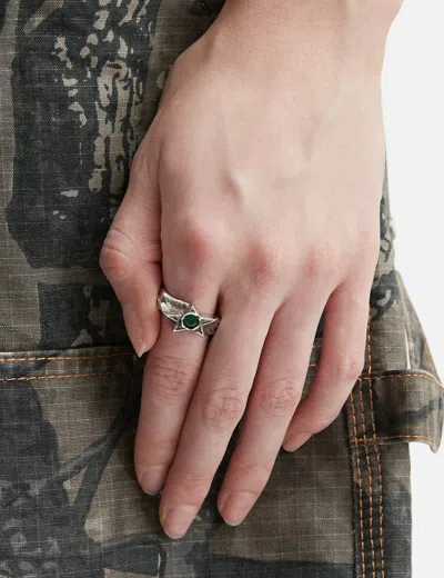 Twojeys Green Calda Ring In Silver/银色/銀色/실버/シルバー