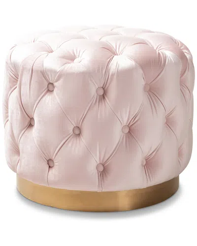 Design Studios Valeria Ottoman In Pink