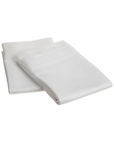 Superior 1000 Thread Count Egyptian Cotton Solid Pillowcase Set In White