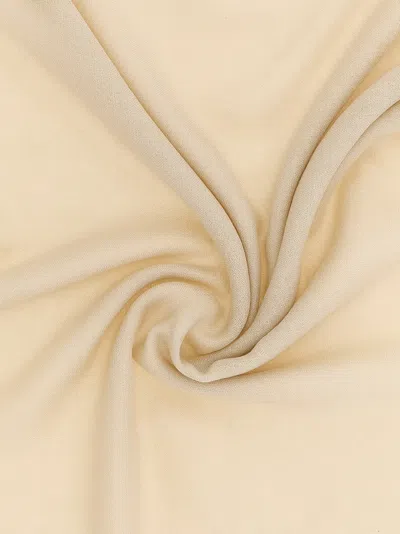 Brunello Cucinelli Silk Cashmere Rectangular Scarf Refined Drape In Metallic