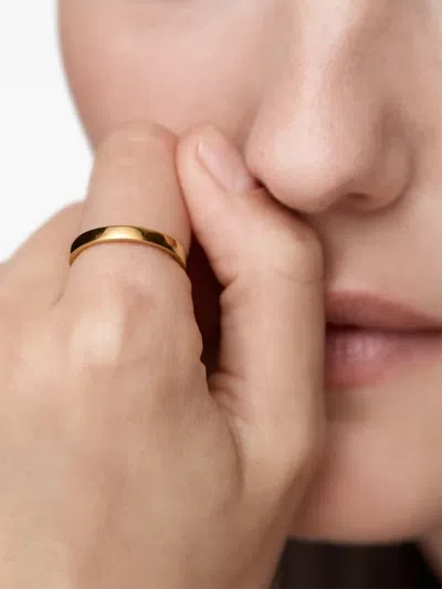 Monica Vinader Essential Stacking Ring In Gold