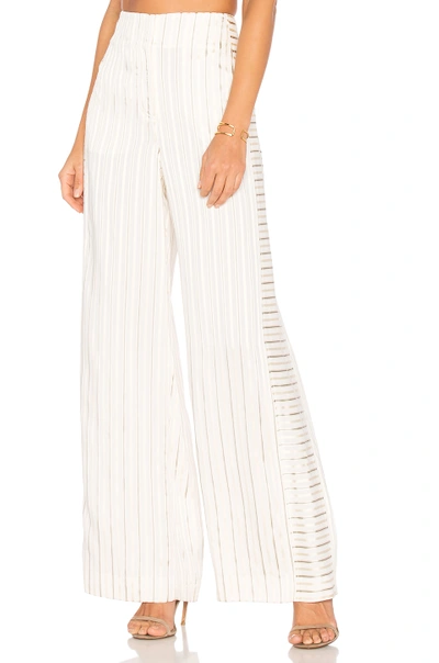 Elizabeth And James Jones Trousers In White Combo