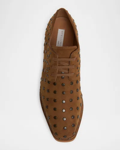 Stella Mccartney 75mm Elyse Studded Platform Derbys In Black