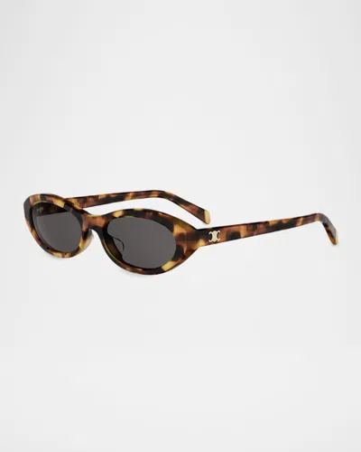 Celine Triomphe Mini 54mm Oval Sunglasses