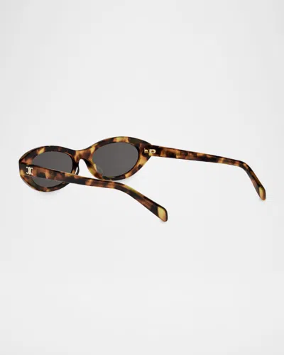 Celine Triomphe Mini 54mm Oval Sunglasses