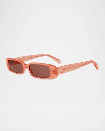 Celine Ete  3 Dots 53mm Rectangular Sunglasses