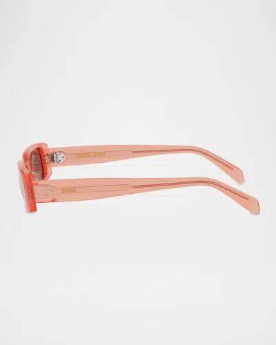 Celine Ete  3 Dots 53mm Rectangular Sunglasses