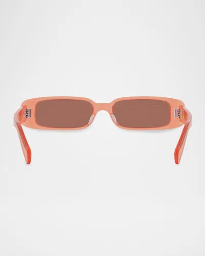 Celine Ete  3 Dots 53mm Rectangular Sunglasses